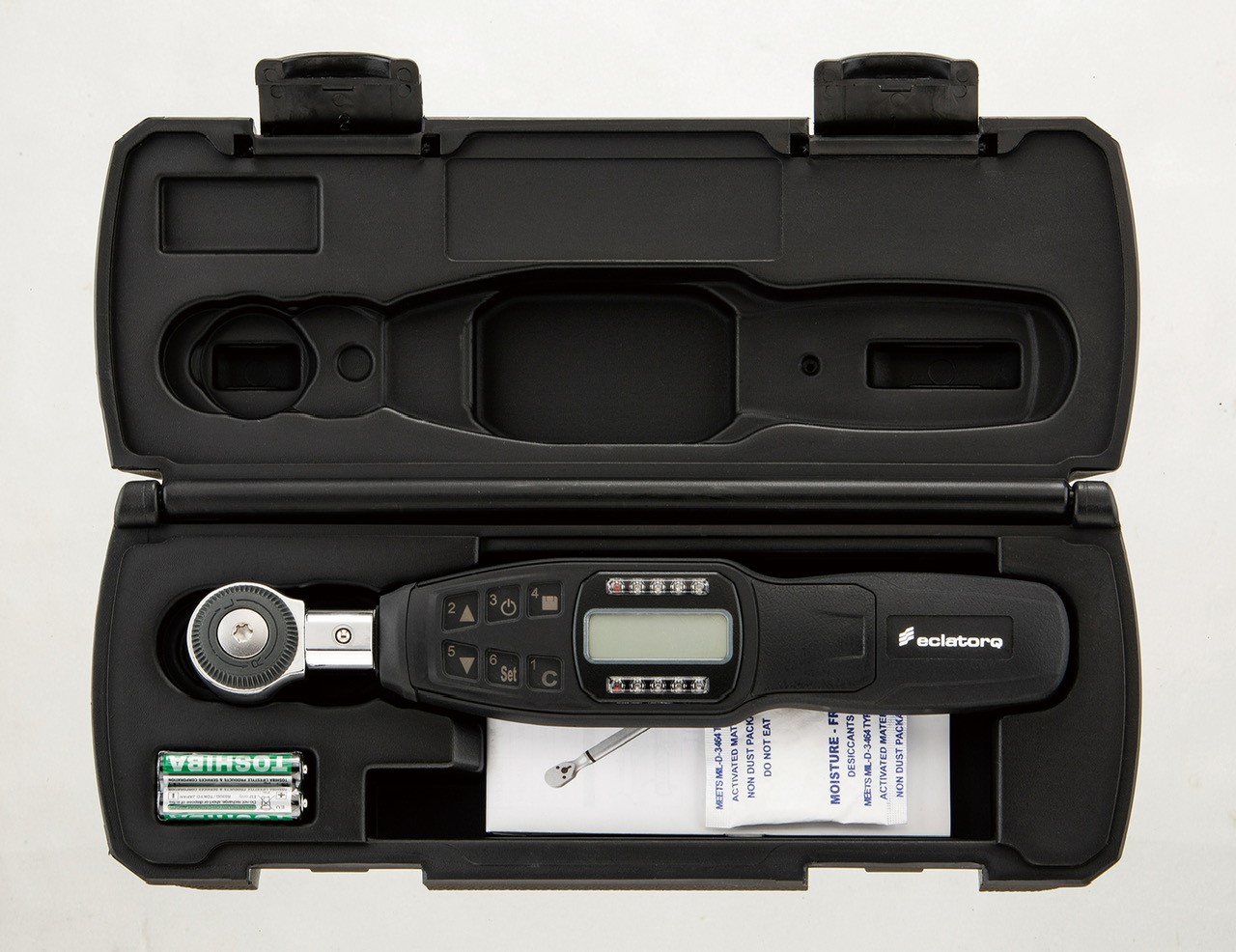Oil & Water resistance interchangeable head digital torque wrench